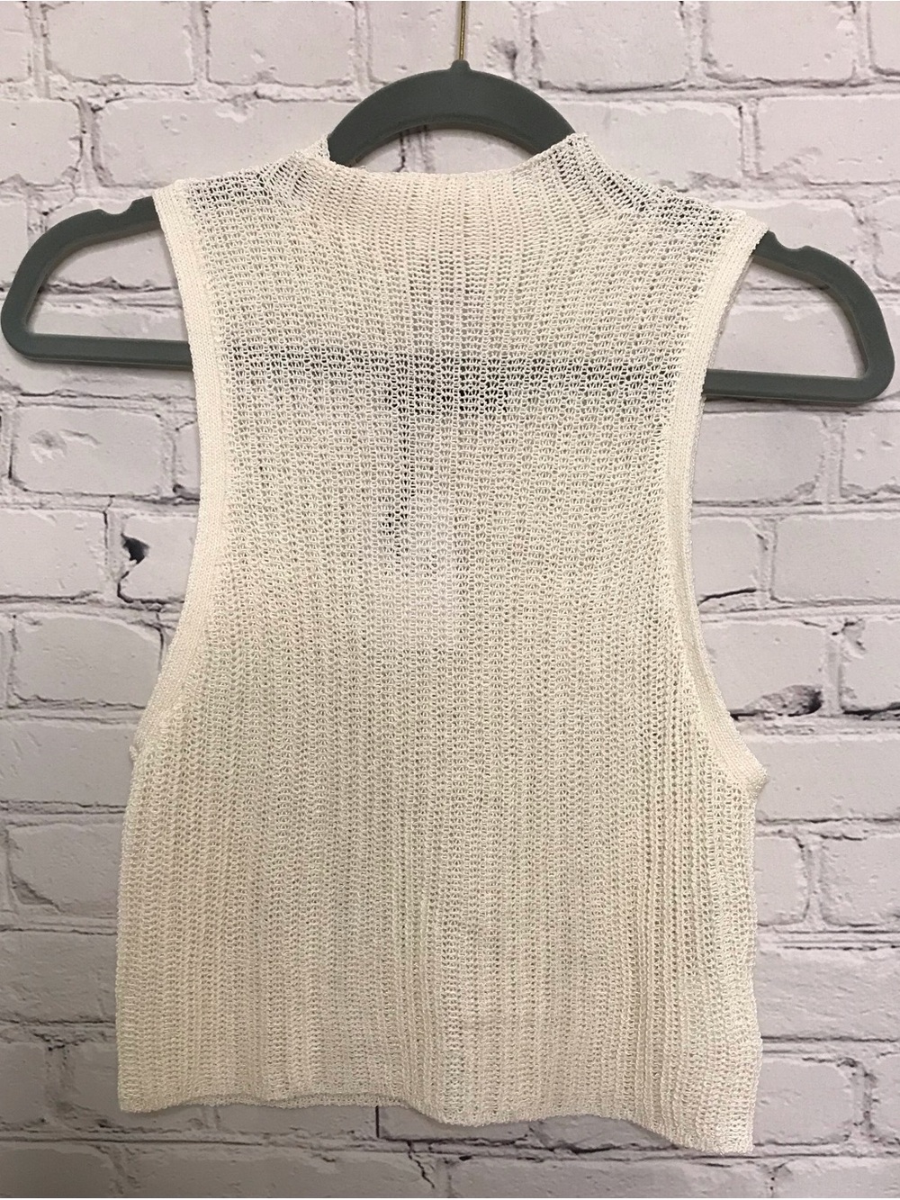 Olivaceous Ivory Jazz Knit Crop Top size Large NWT